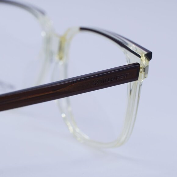 🕶️ New Saint Laurent SL599OPT 004 Eyeglasses - Dark Brown Frame 58mm - Picture 11 of 12